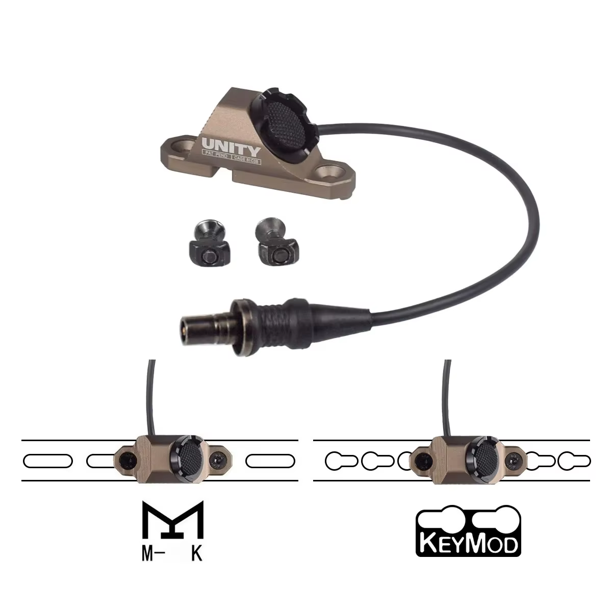 Interruptor de presión Surefire M600 M300 – MLok Keymod Picatinny - imagen 3