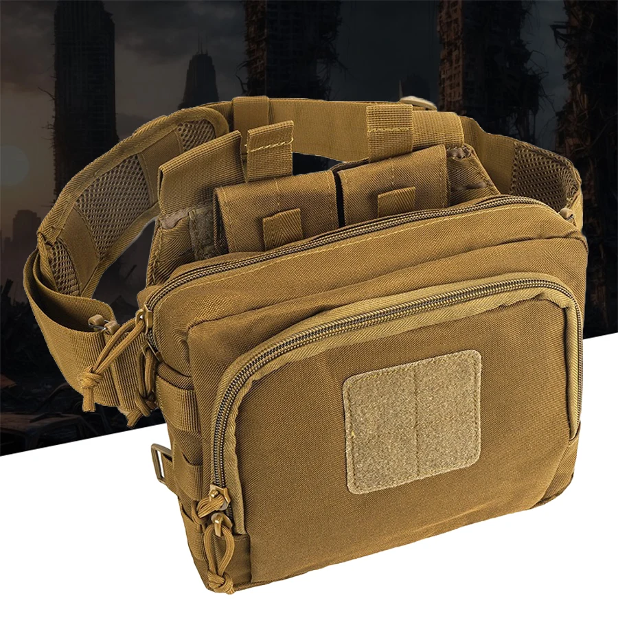 Bolsa táctica MOLLE gran capacidad con múltiples bolsillos exterior - imagen 3