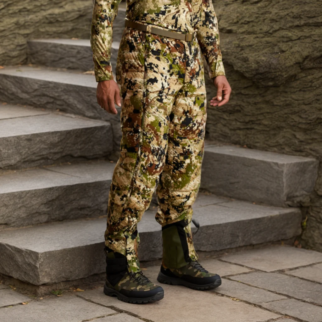 Ainfad Pantalones camuflaje térmicos de caza invierno, ligeros
