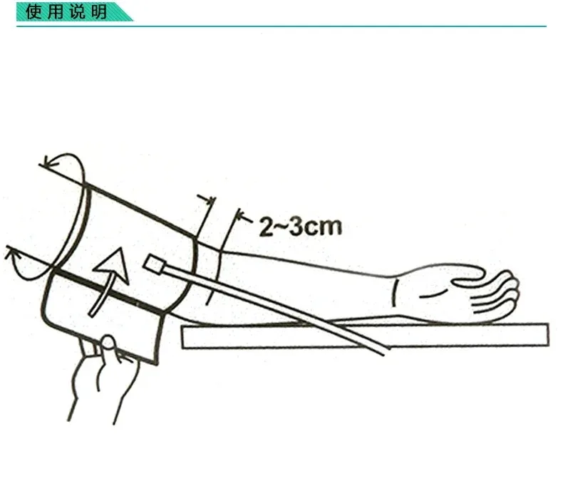 Brazalete elástico con velcro para monitor de presión arterial