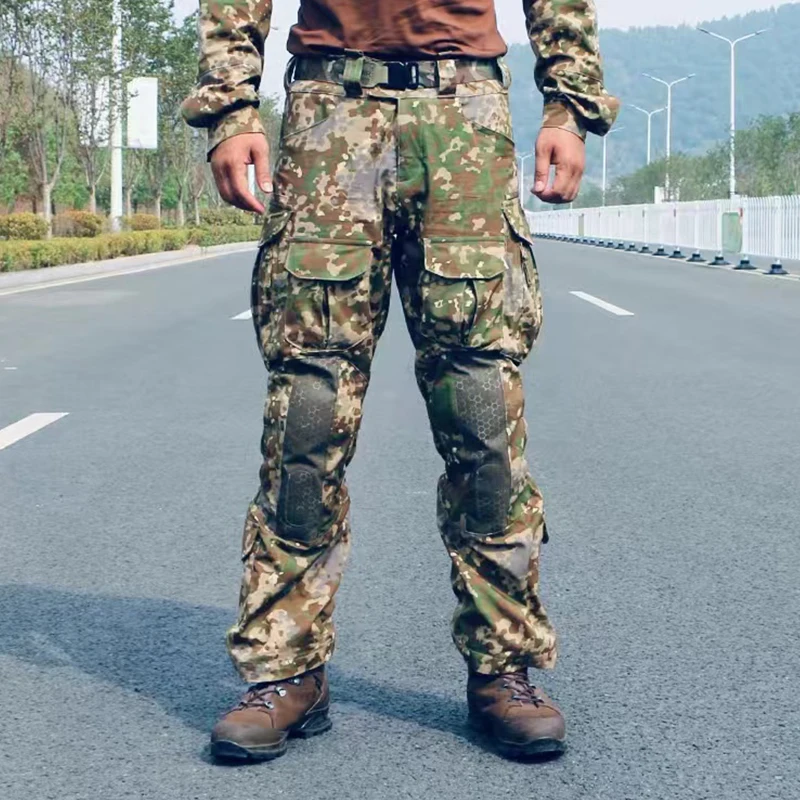 Pantalones tácticos KSK alemanes antiinfrarrojos camuflaje punto - imagen 4
