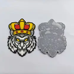 Etiquetas PVC transparentes personalizadas para coser