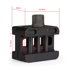 DLOC-IRD soporte Picatinny liberación rápida metal para rifle airsoft
