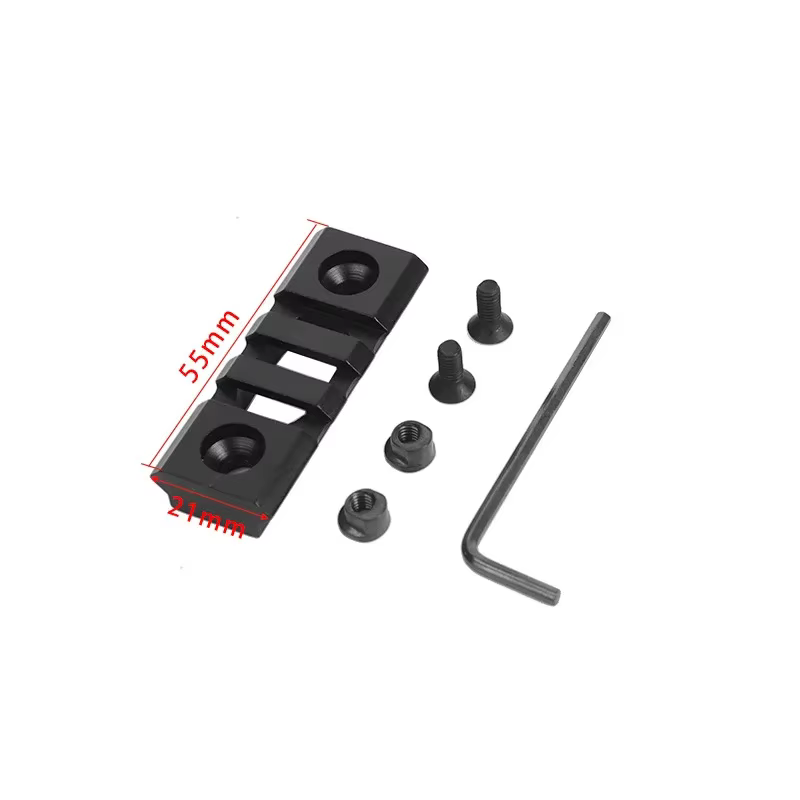 Brazo soporte ranurado 20mm Picatinny con tornillos Allen