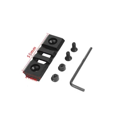 Brazo soporte ranurado 20mm Picatinny con tornillos Allen