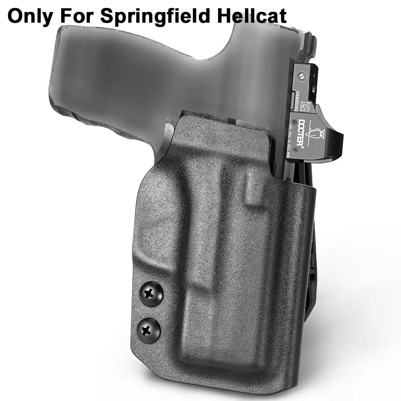 Springfield Hellcat Funda Kydex OWB táctica extracción rápida diestro