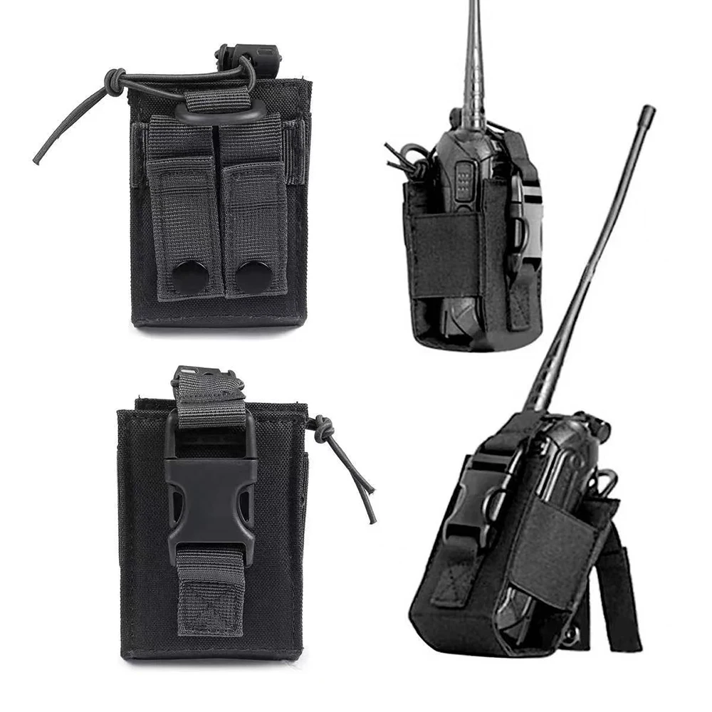 Funda walkie-talkie MOLLE de nylon para usos tacticos outdoor