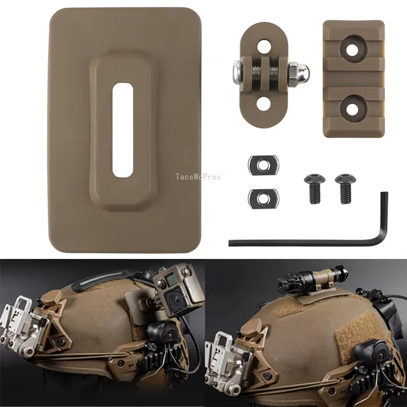 GoPro Soporte casco táctico y linterna para Airsoft - imagen 3