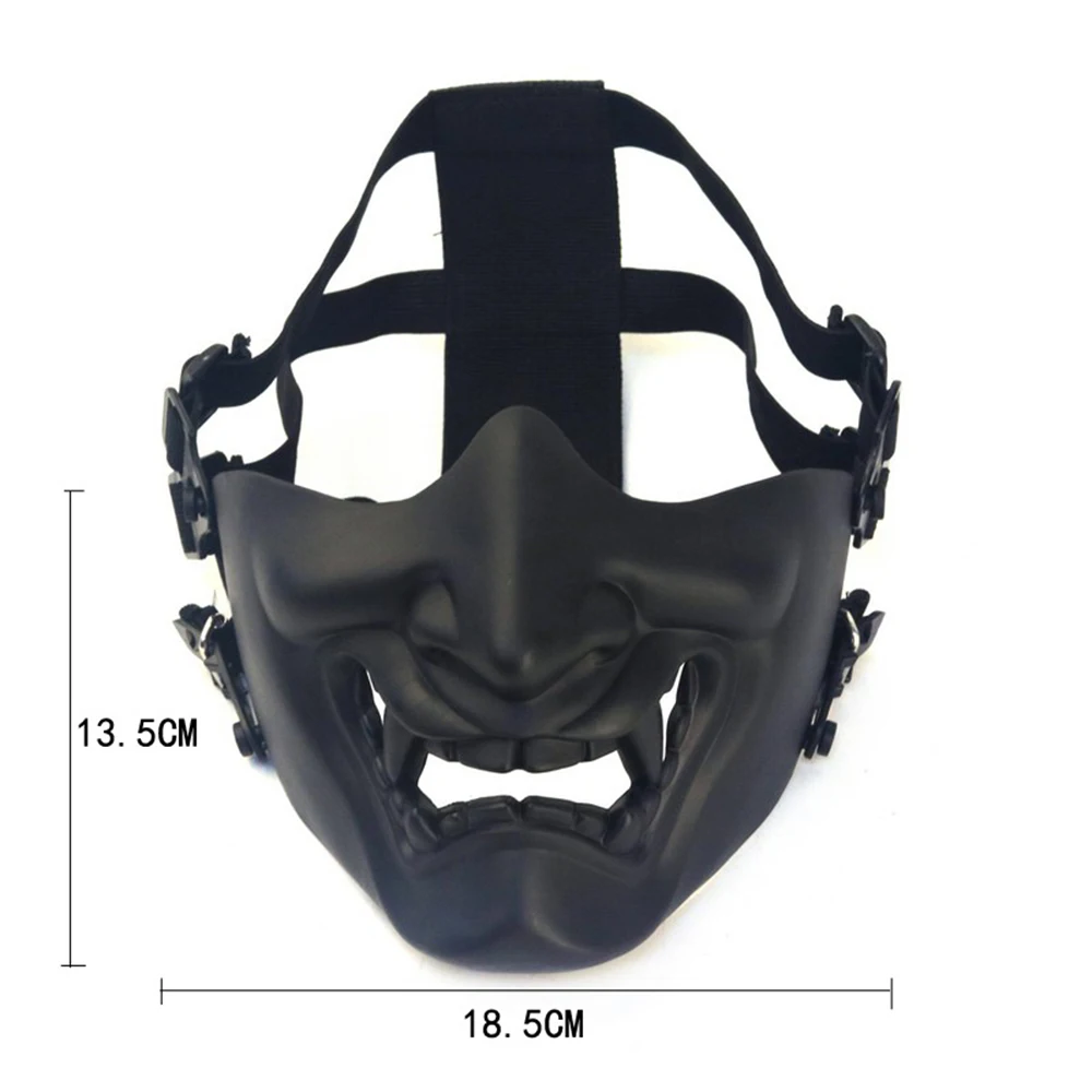 Ghostface máscara táctica media cara con protección para airsoft - imagen 3