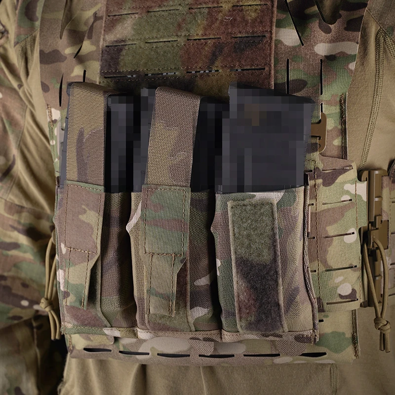 Portacargadores táctico ligero con solapa elástica fija para AK/AR - imagen 5