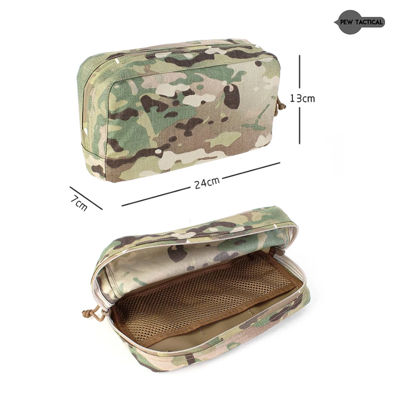 PEW bolsa de herramientas táctica horizontal mediana MOLLE Airsoft - imagen 4
