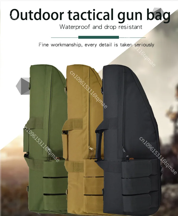 Bolsa de hombro acolchada para rifle caza táctica protegida transporte - imagen 2