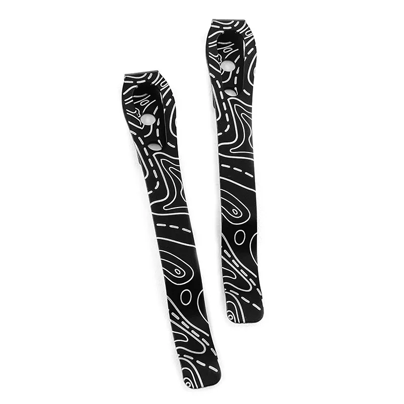 Clip de bolsillo para cuchillo táctico, fijación con tornillos