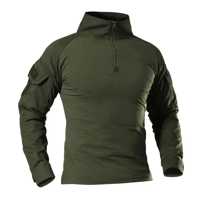 Camiseta táctica para caza y senderismo, camuflaje transpirable - imagen 4