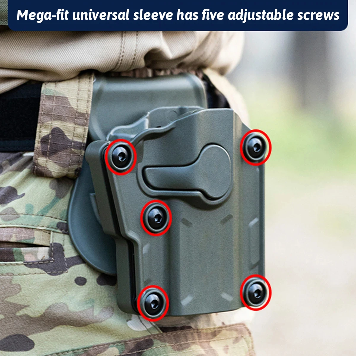 Cytac funda pistola táctica desenfunde rápido universal cinturón - imagen 3
