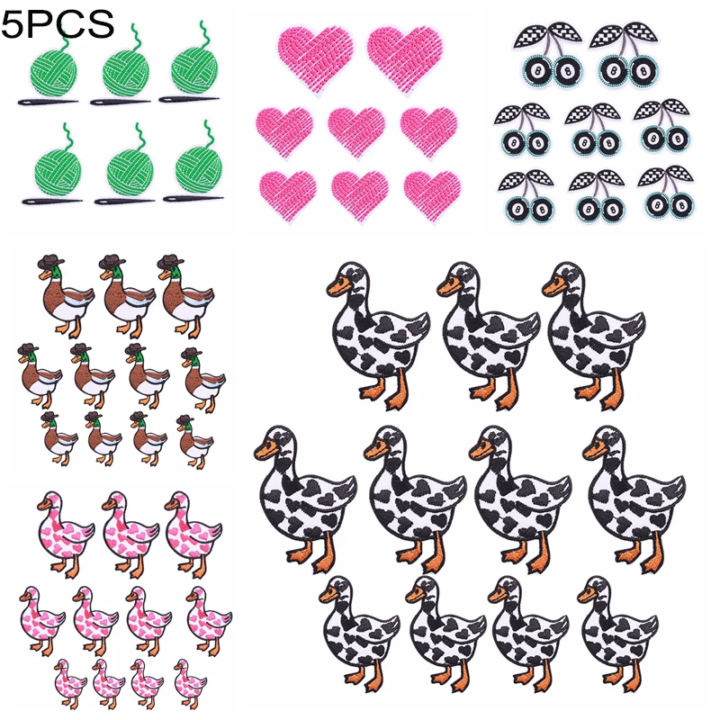 Parche bordado pato termoadhesivo – Para planchar en chaqueta o ropa - imagen 4