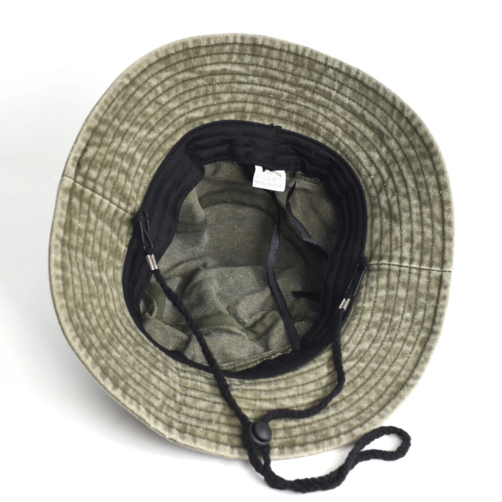 Sombrero de cubo de algodón para el sol