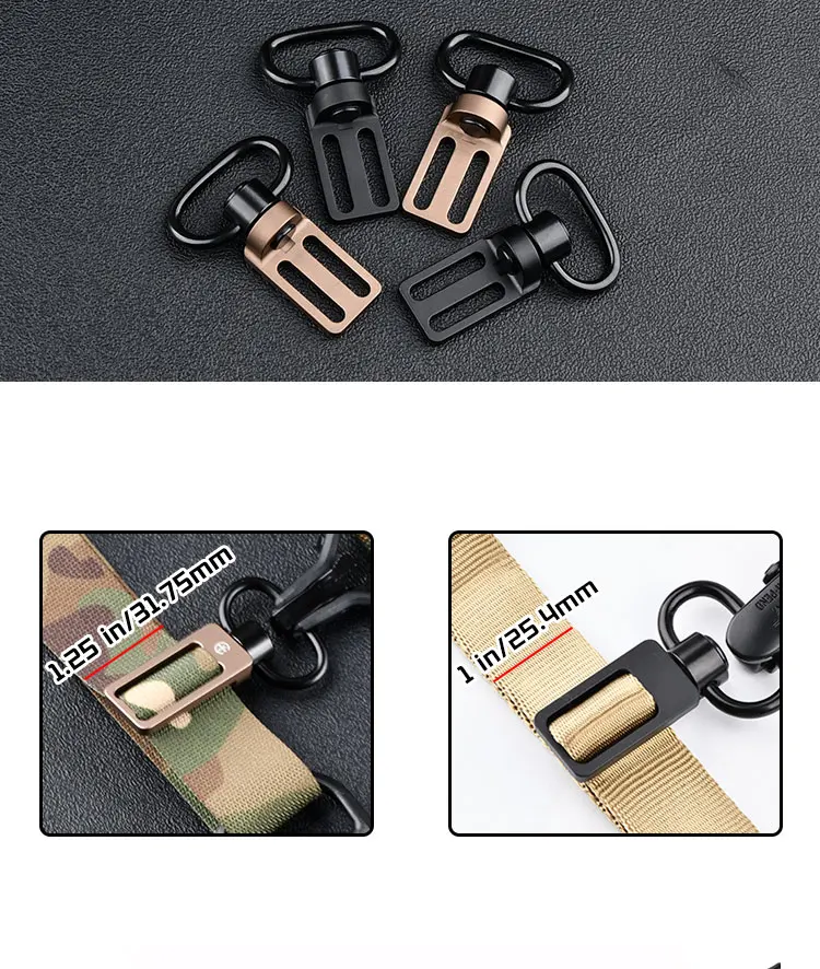 Adaptador QD WADSN visto de frente con acabado metalico