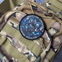 Parche táctico impreso con velcro gancho y bucle para mochila