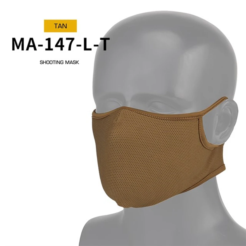 Protector facial táctico para airsoft transpirable y elástico - imagen 4