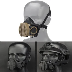 Respirador táctico media cara reutilizable – Airsoft, paintball