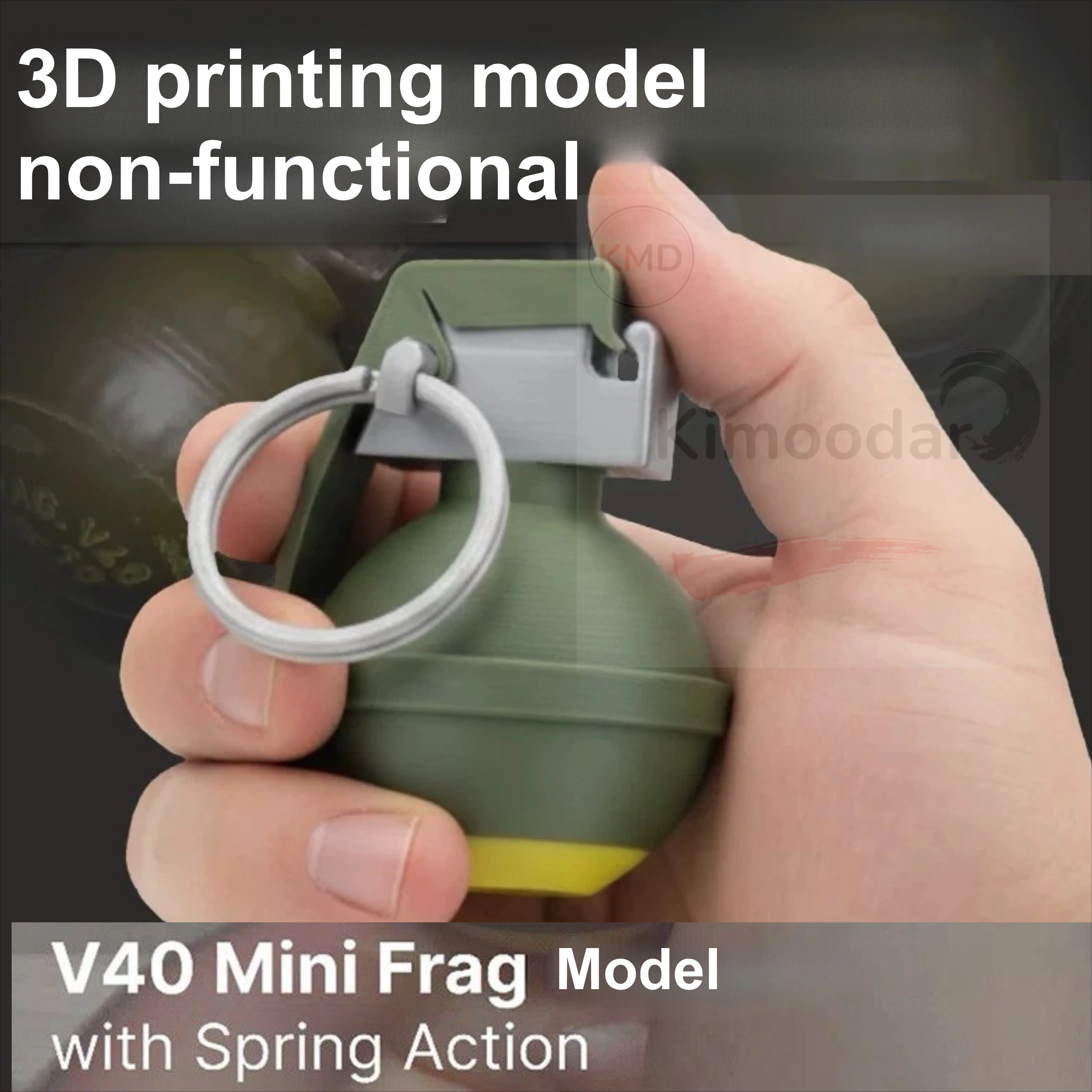 Modelo Mini Frag V40 en color negro