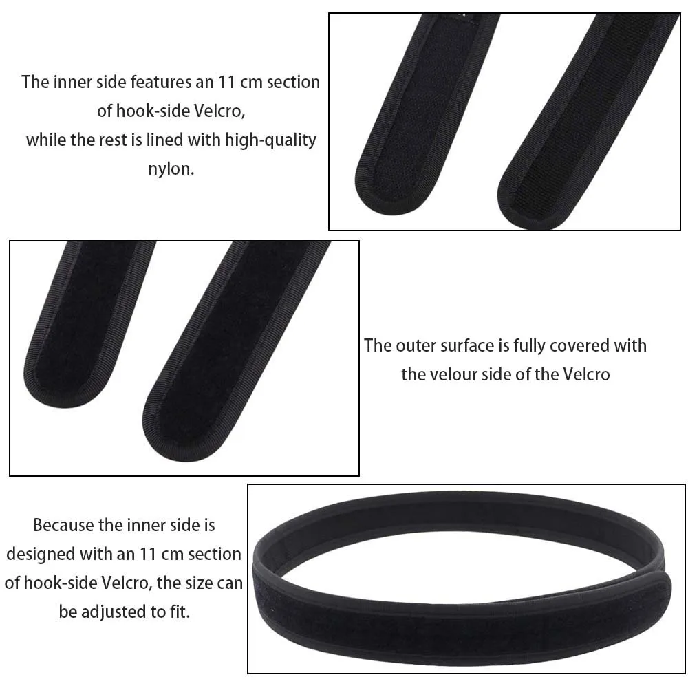 Cinturón táctico de nailon rígido interior ajustable sin hebilla - imagen 4