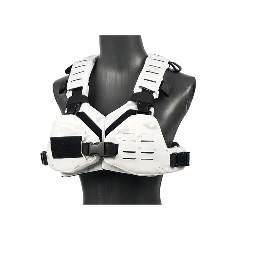 DMGear Chaleco táctico mujer con placas MOLLE ligero para exteriores - imagen 5