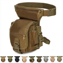 Bolsa táctica de pierna en nylon: riñonera para caza y trekking