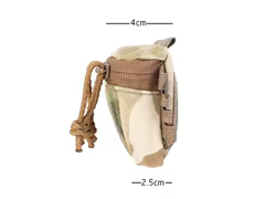 Bolsa táctica universal para casco NVG, compartimento de batería