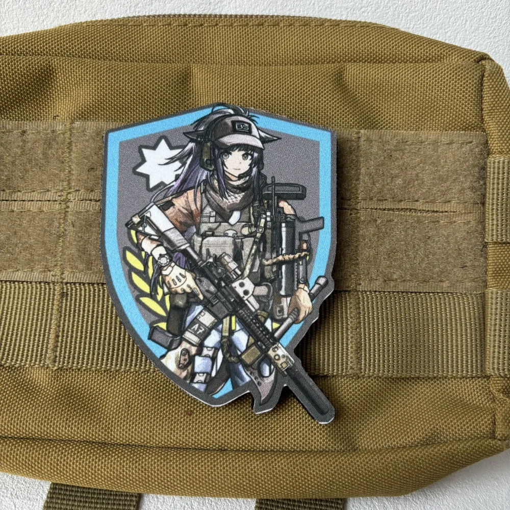 Parche táctico Arknights Sandstorm con velcro y emblema impreso - imagen 5