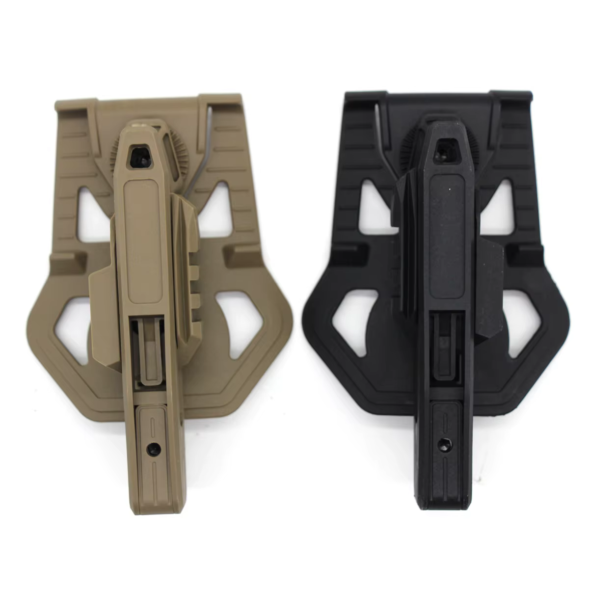 Funda táctica para pistola Glock 17 9mm con riel Picatinny - imagen 2