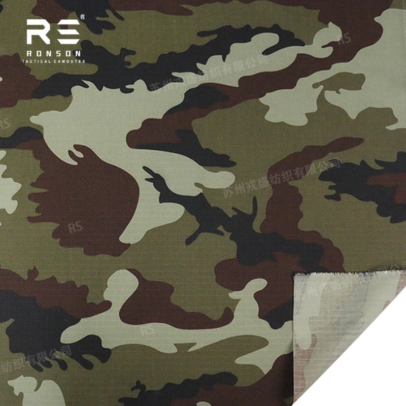 Tela táctica Ripstop camuflaje DPM NYCO para uniforme militar - imagen 2