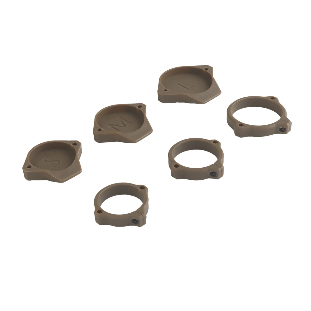 Protector de lente para linterna táctica, repuesto compatible