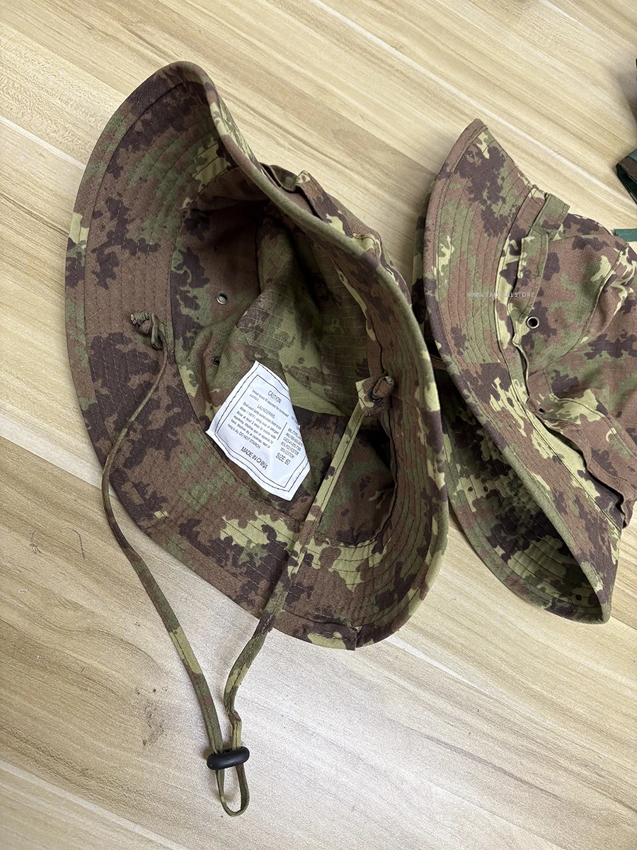 Sombrero táctico de pescador camo EMR italiano, ala corta transpirable - imagen 4