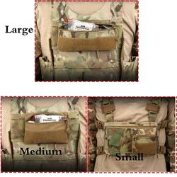 Bolsa MOLLE auxiliar de pecho – Compatible chaleco MK3 MK4