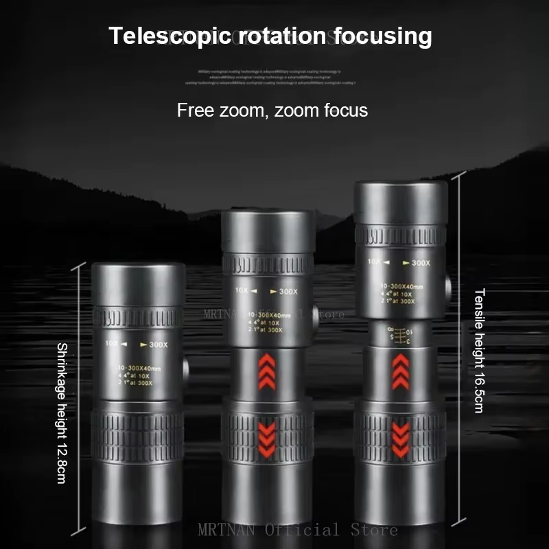 Telescopio monocular HD portátil con soporte para teléfono y aves - imagen 2