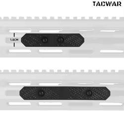 Cubiertas riel M-LOK nailon táctico para protección de manos