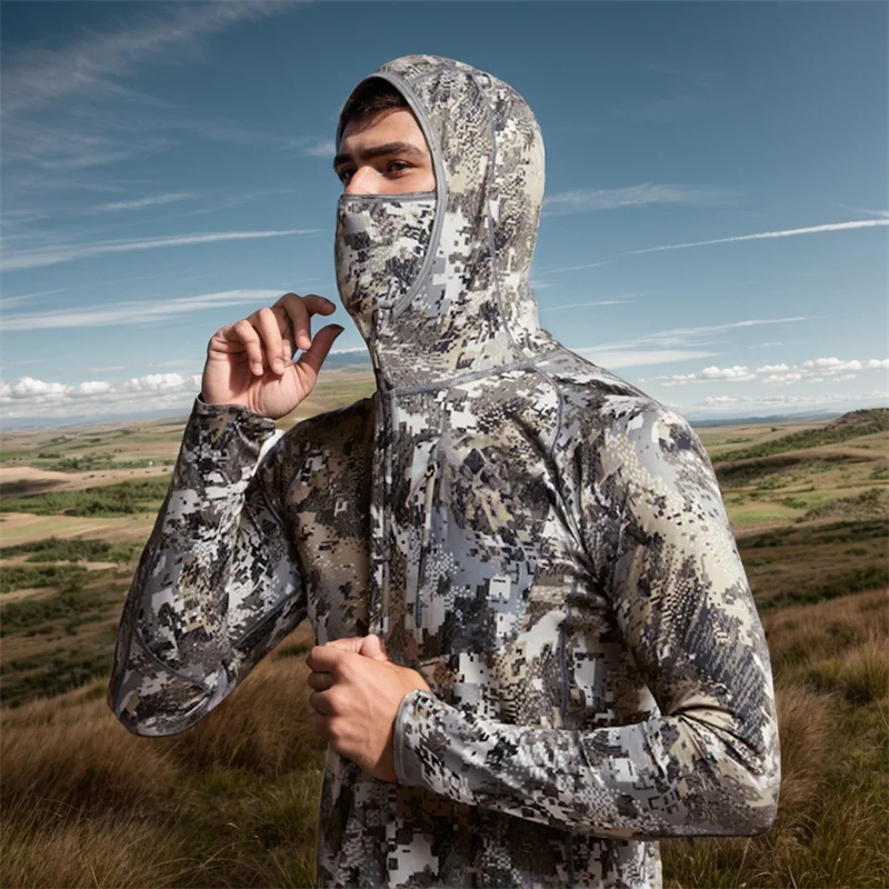 Sudadera táctica con capucha ligera para pesca y caza - imagen 5