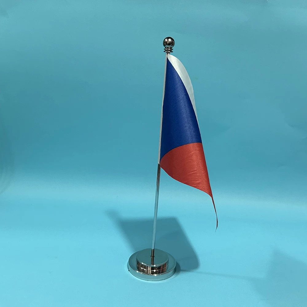 Sky Bandera de escritorio República Checa de poliéster - imagen 3