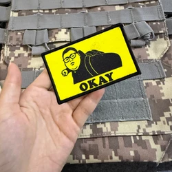 Parche táctico moral con frase divertida geek para mochila MOLLE