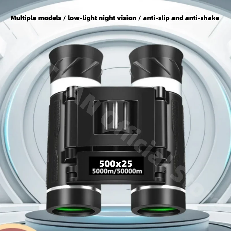 Binoculares tácticos zoom HD plegables para caza y observación