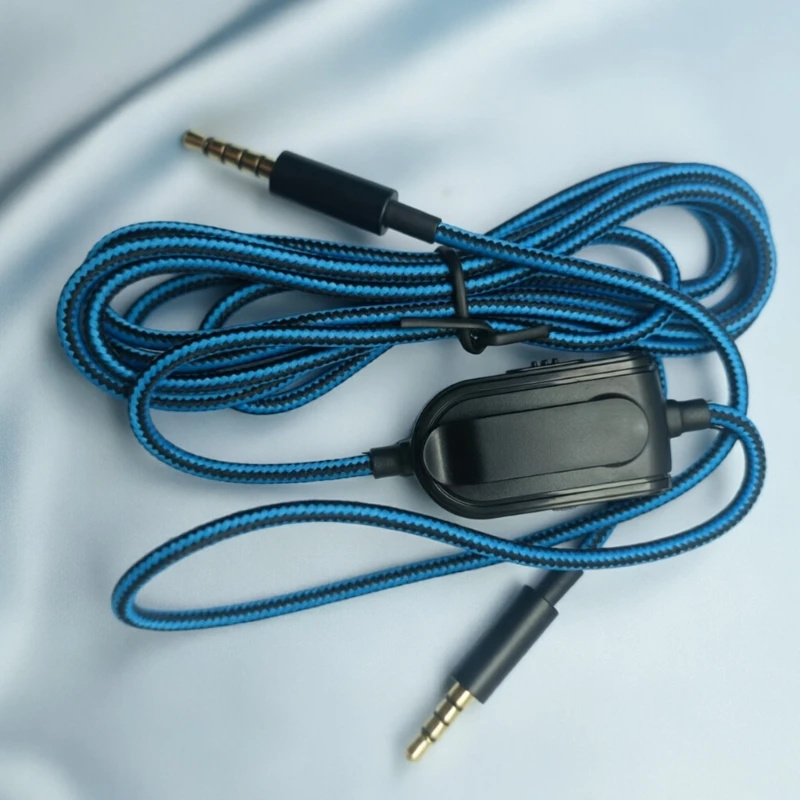 Cable de auriculares jack de audio trenzado con conectores dorados - imagen 5