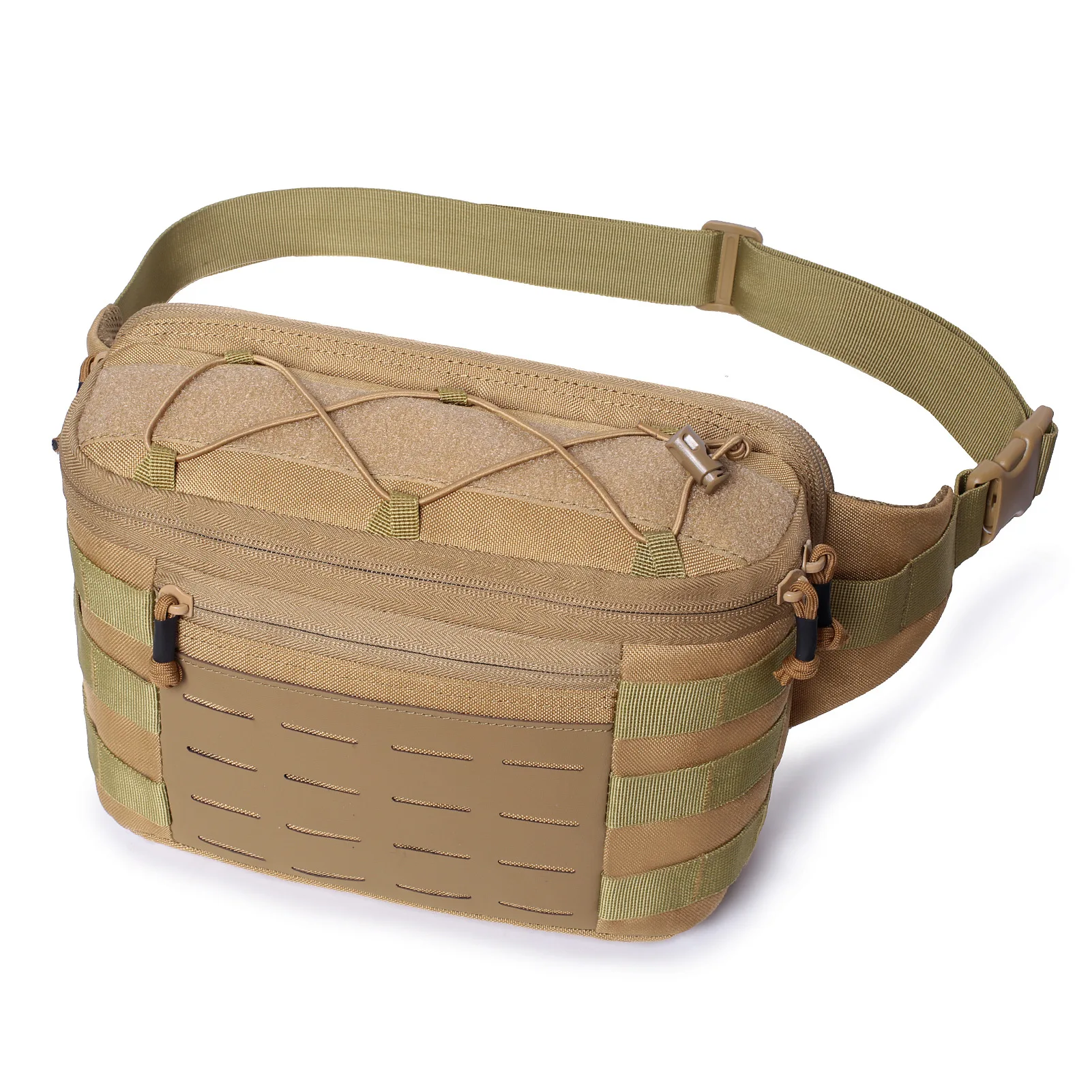 Riñonera táctica exterior MOLLE para senderismo y pesca resistente - imagen 2