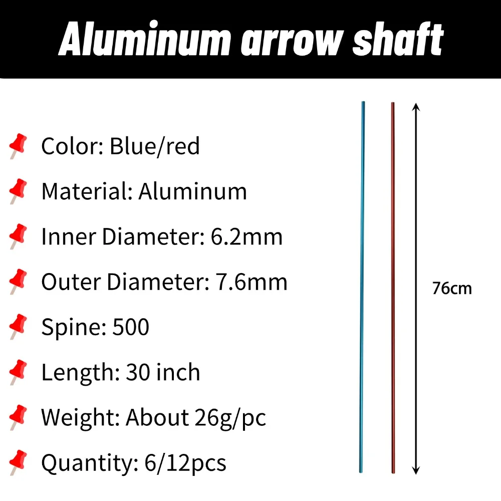Flechas aluminio para arco recurvo y compuesto – Caza y práctica - imagen 4