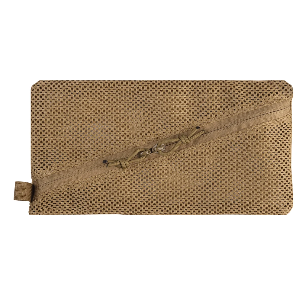 Bolsa de malla organizadora táctica MOLLE con cremallera