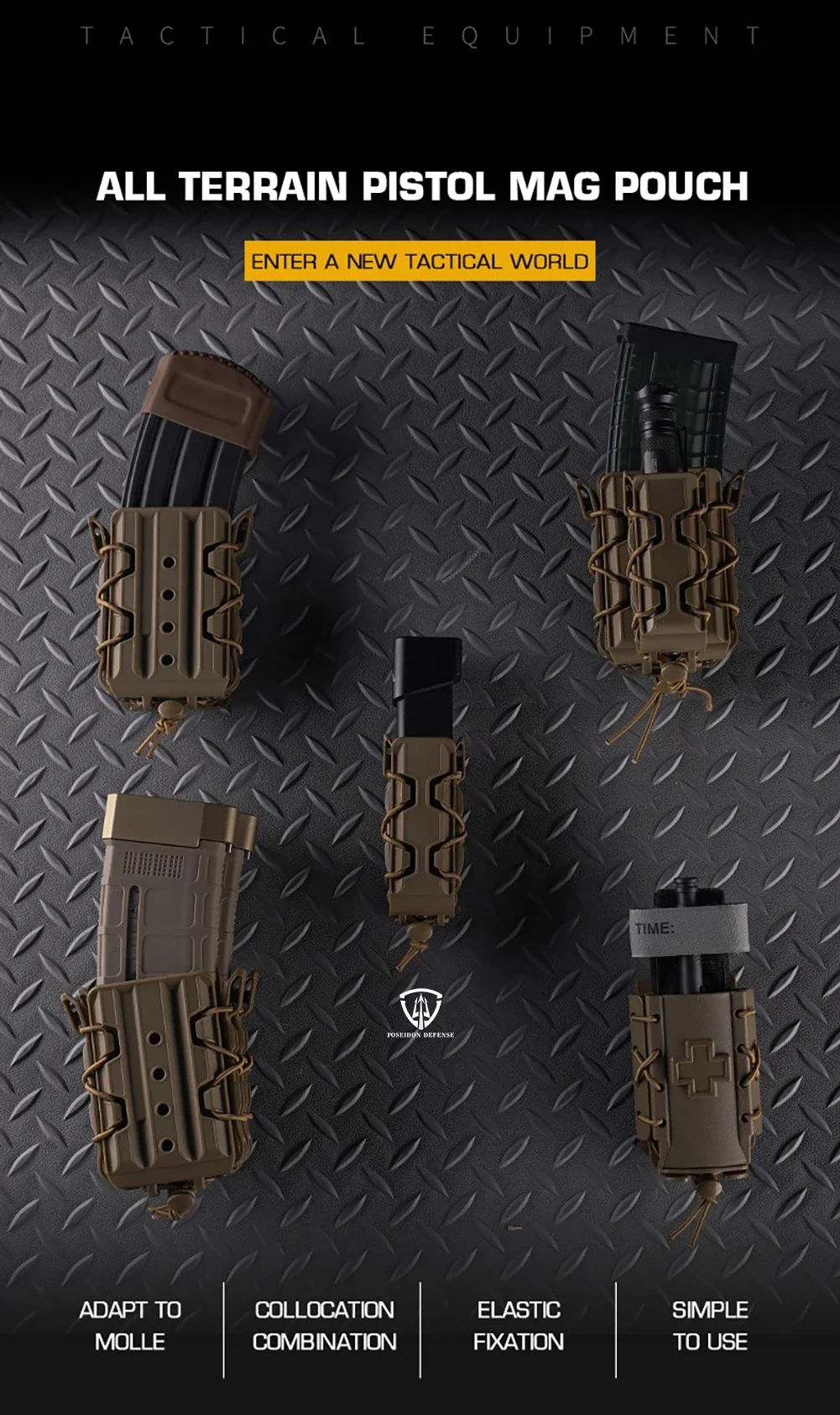 Bolsa Mag POSEIDON DEFENSE para portador de revistas MOLLE