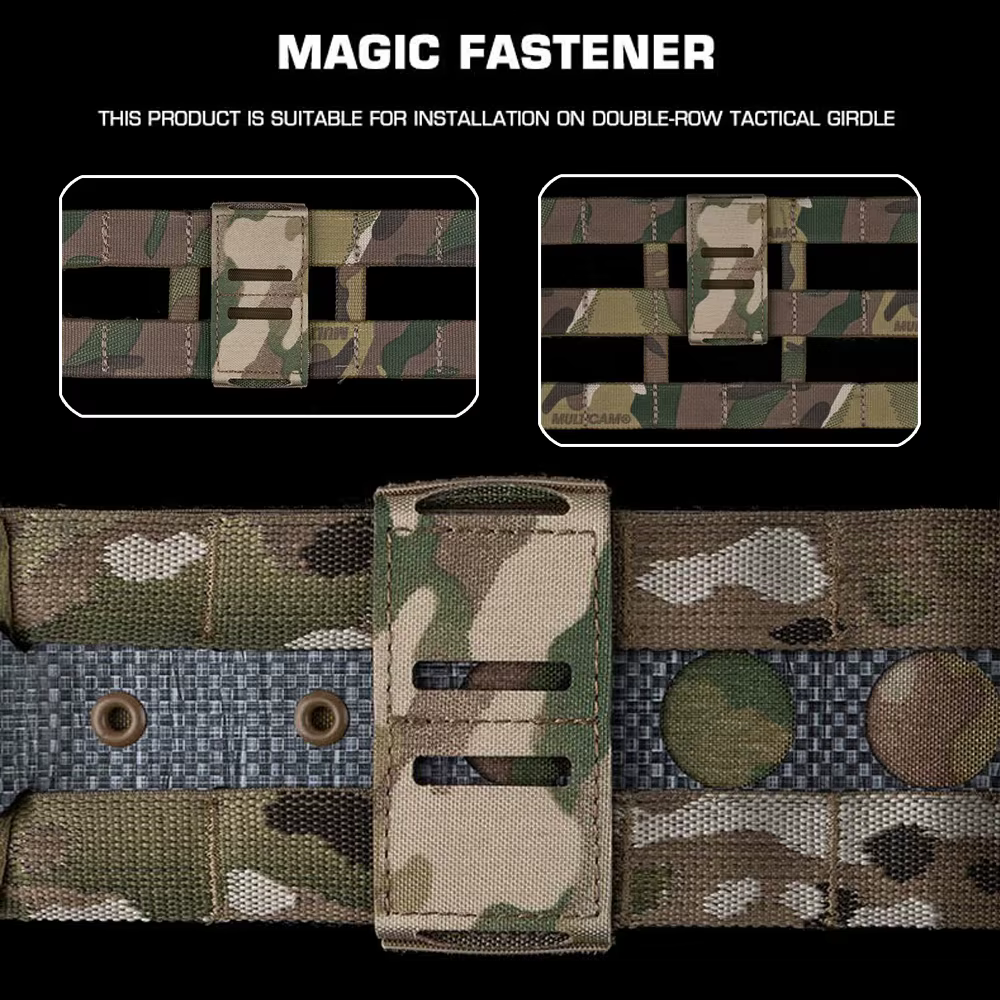Placa táctica con soporte adaptador MOLLE para chaleco cazador - imagen 3
