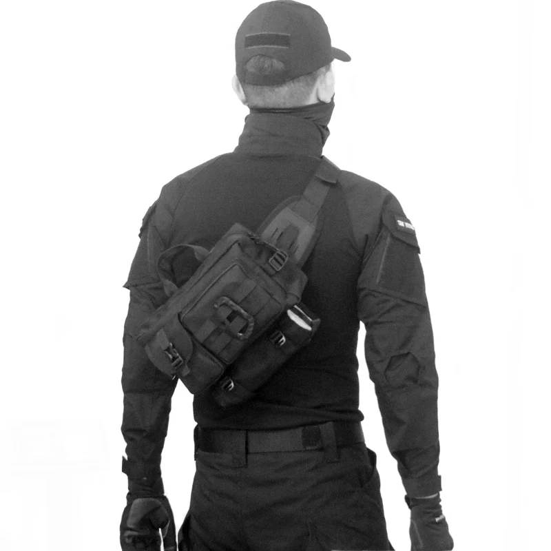 Bolsa pesca táctica impermeable con eslinga y soporte caña - imagen 5