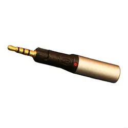Adaptador jack de 2,5 mm a 3,5 mm para auriculares HD